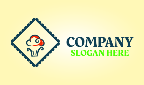 Diamond Stamp Cupcake Logo