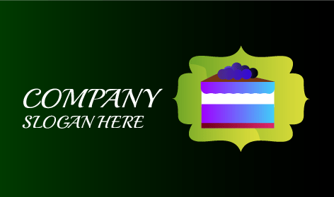 Green Envelope Cake Logo