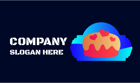 Premium Love Cake Logo