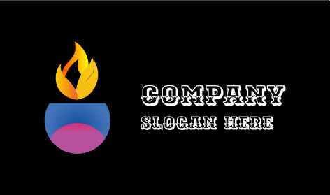 Bright Yellow Candle Logo