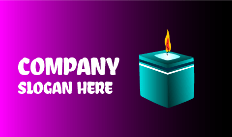 Cerulean Cube Candle Logo