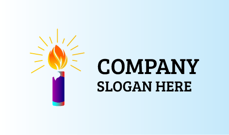 Flame Art Candle Logo