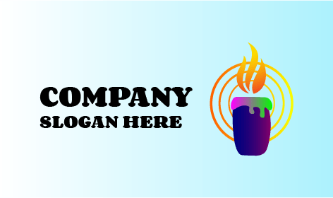 Flat Bottom Candle Logo