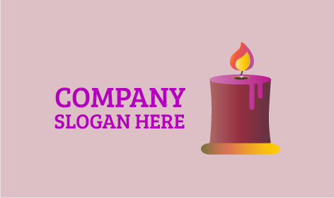 Melting Drops Candle Logo
