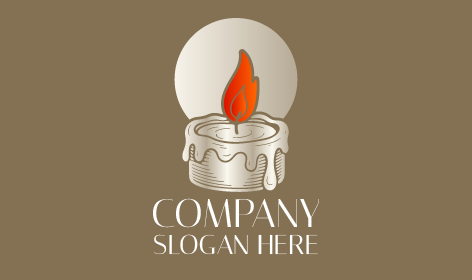 Eriyen Gümüş Mum Logosu