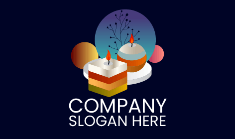 Multicolored Decoration Candle Logo
