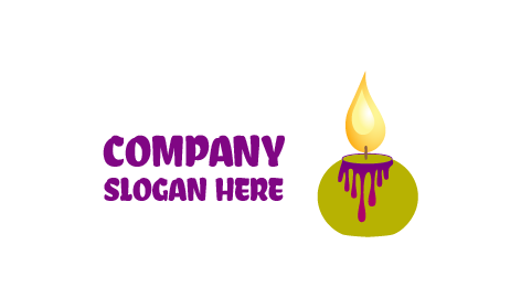 Purple Paraffin Candle Logo