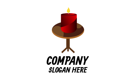 Red Candle Table Logo