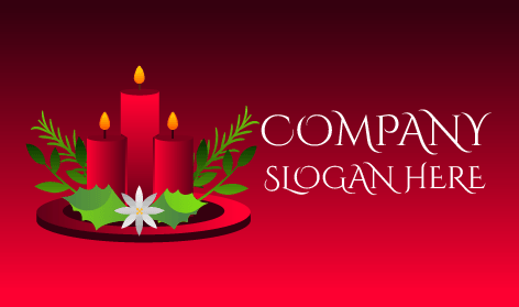 Relaxing Triad Candle Logo