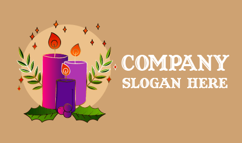 Scented Wax Candle Logo