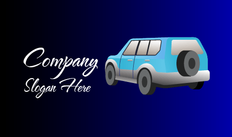 Mavi Suv Araba Logosu