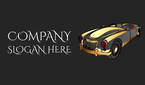 Altın Sokak Yarışı Arabası Logosu