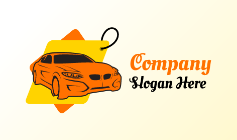 Lüks Turuncu Araba Logosu