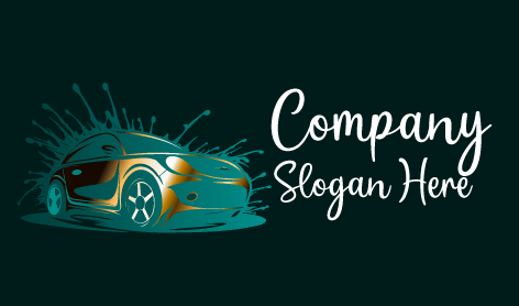 Güçlü Altın Araba Logosu