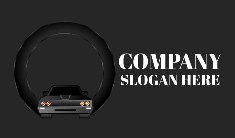 Kırmızı Arka Lambalı Araba Logosu