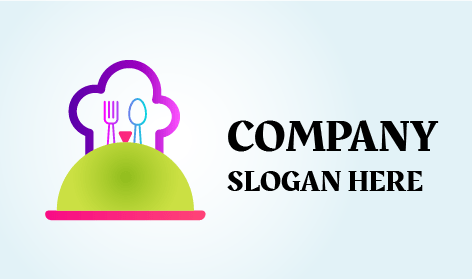 Logótipo De Apresentação De Comida De Catering
