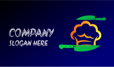 Logotipo De Corte De Chef De Catering