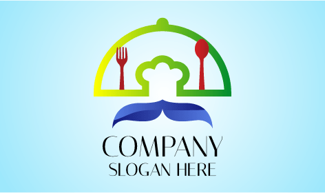 Logotipo Clássico Do Chef De Catering Cloche