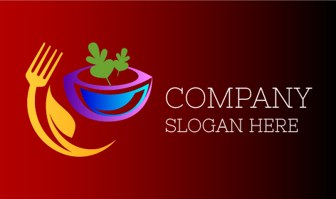 Logotipo De Catering De Comida Saudável
