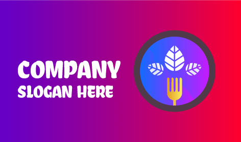 Logótipo De Catering De Garfo De Mostarda