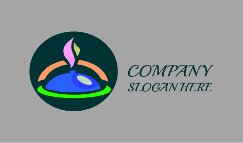 Logo De Traiteur Cloche À Vapeur