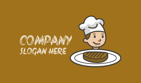 Logo Du Chef Steak Brun