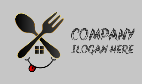 Logo Du Chef À La Langue Effrontée