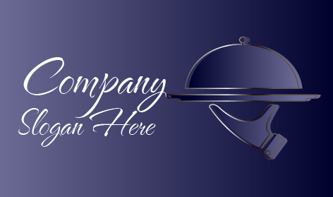 Logo Du Chef Tenant Une Cloche