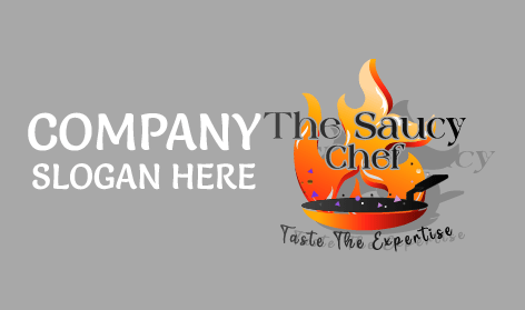 Flaming Saucy Chef Logo