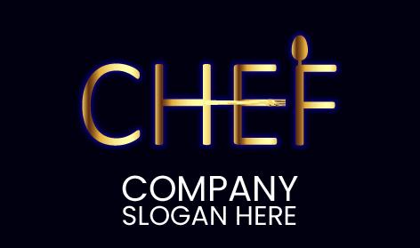 Logo Du Mot-symbole Golden Chef