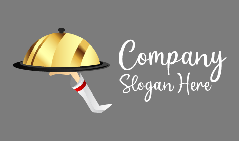 Logo Du Chef Cloche Doré