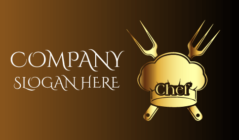 Logo Du Chef Du Club De Restauration Moderne