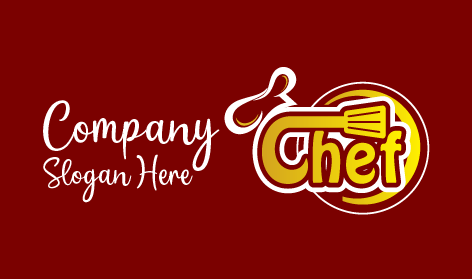 Logo Du Chef Marron Moutarde