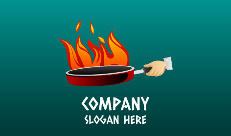 Logo Du Chef De Feu Orange