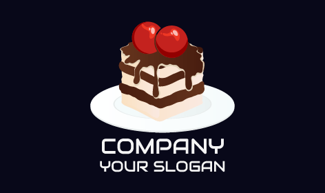 Çikolatalı Pasta Kiraz Logosu