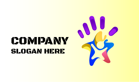 Logo De Garderie Hand Star