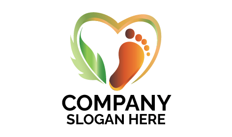 Logo De Garde D'enfants En Thérapie Cardiaque