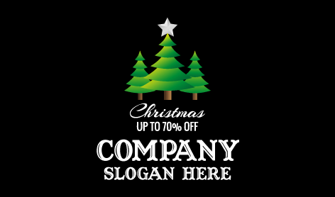 Silver Star Christmas Logo