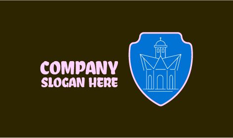 Mavi Kilise Maskotu Logosu