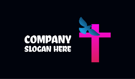 Güvercin Haç Kilise Logosu