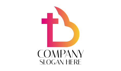 Logotipo Da Gradient Heart Church