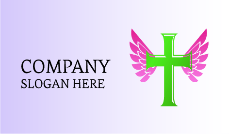 Yeşil Kanatlı Haç Kilise Logosu