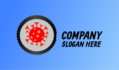 Generisches Logo Mit Rotem Zellkreis