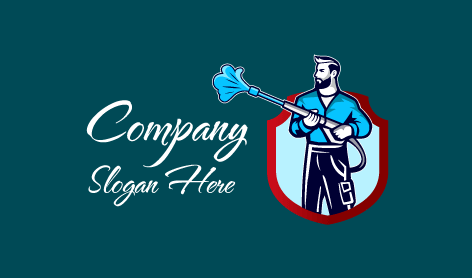 Car Cleaning Pressure Wash Logo