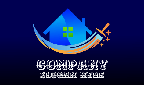 Home Building Cleaning Logo