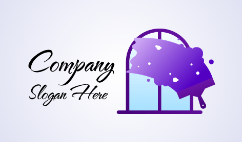 Logótipo Da Purple Shine Cleaning