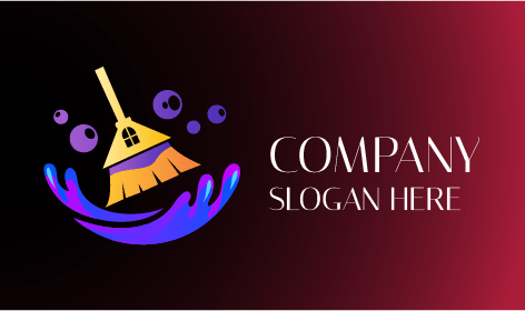 Purple Water Cleaning Logo