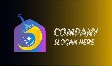 Logo De Nettoyage à La Mousse Jaune