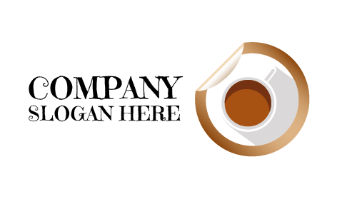 Logo Für Schokoladenkaffeegetränk
