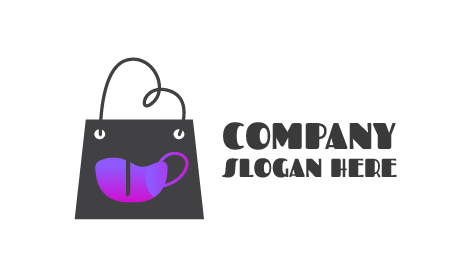 Logo Eines Coffeeshops Mit Hauszustellung